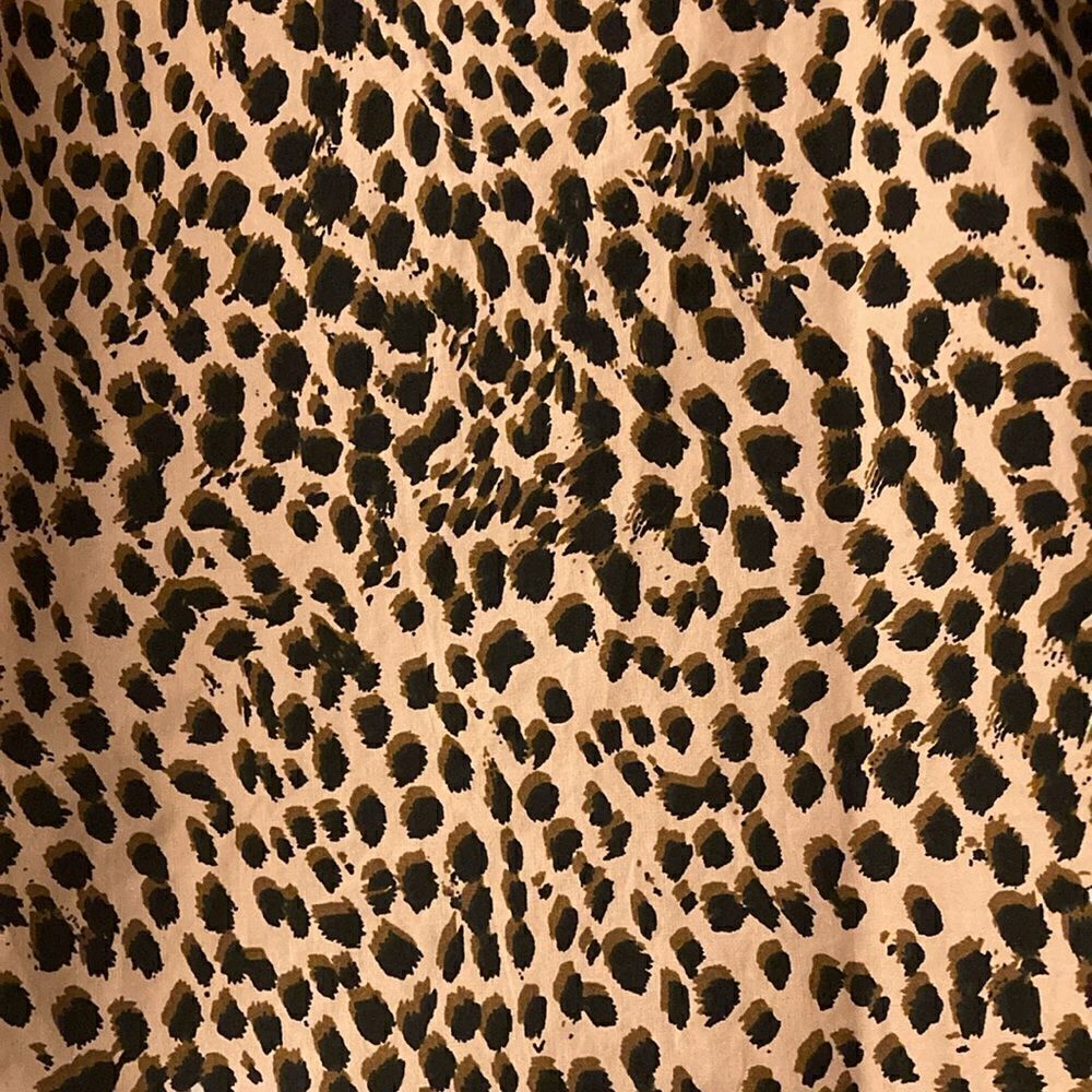 Ulla Johnson NWOT Cotton Ruffled Long Sleeve Blouse in Chettah Print.Size 0. - Picture 3 of 9